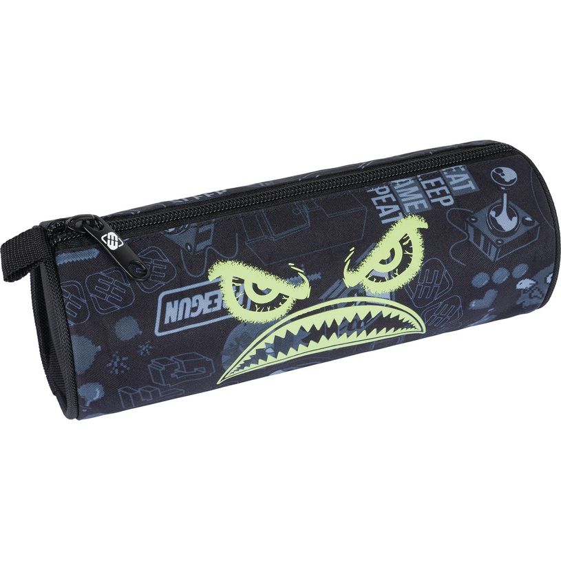 3664447147444-Trousse ronde Freegun Primaire - 1 compartiment - noir - Oberthur-P_405132387_1-0