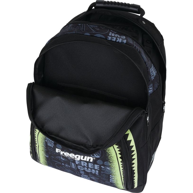 3664447147468-Sac à dos Freegun Primaire - 2 compartiments - noir - Oberthur-P_405132389_6-5