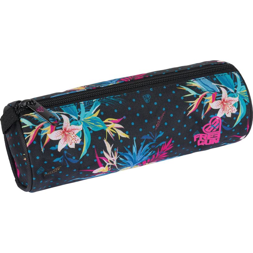 3664447148083-Trousse ronde Miss Freegun - 1 compartiment - noir - Oberthur-P_405132391_1-0