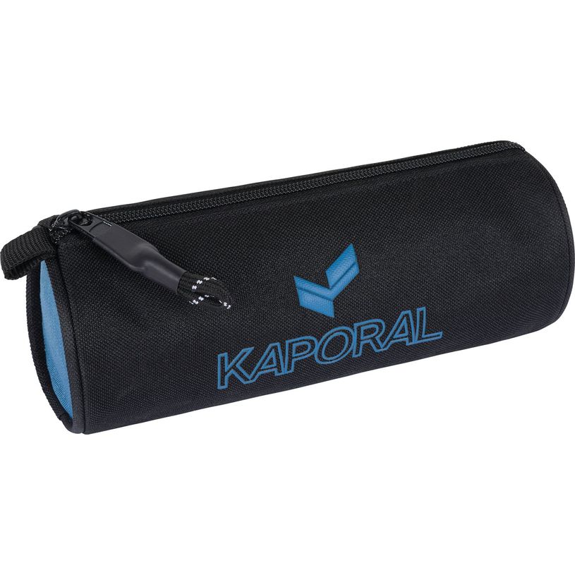 3664447147512-Trousse ronde Kaporal Primaire - 1 compartiment - chine noir - Oberthur-P_405132398_1-0