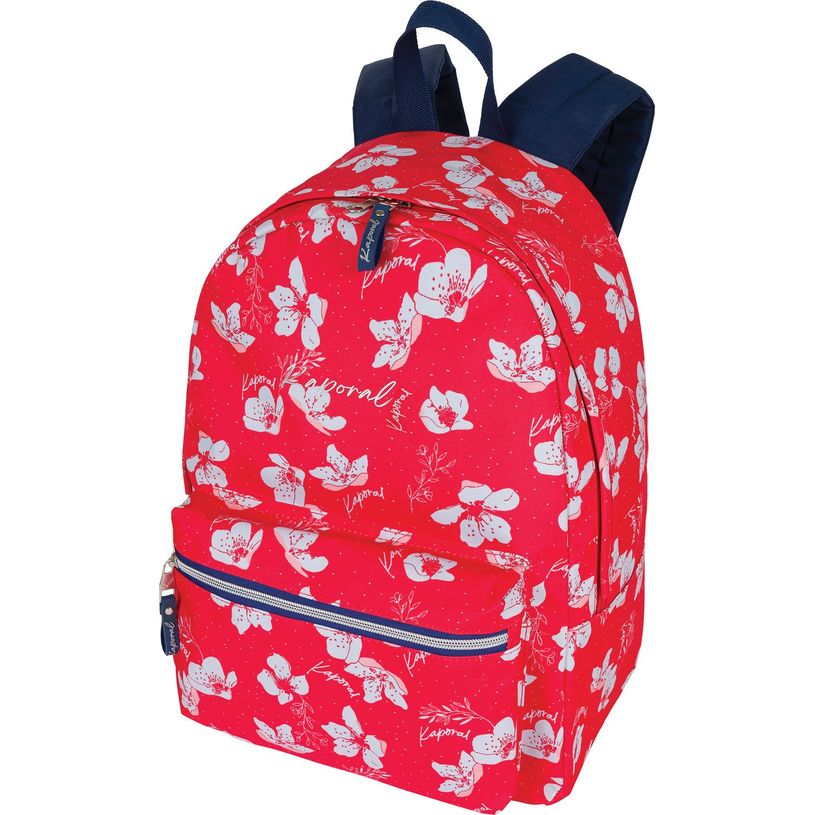 3664447147598-Sac à dos Kaporal Girl - 1 compartiment - rouge - Oberthur-P_405132406_1-0