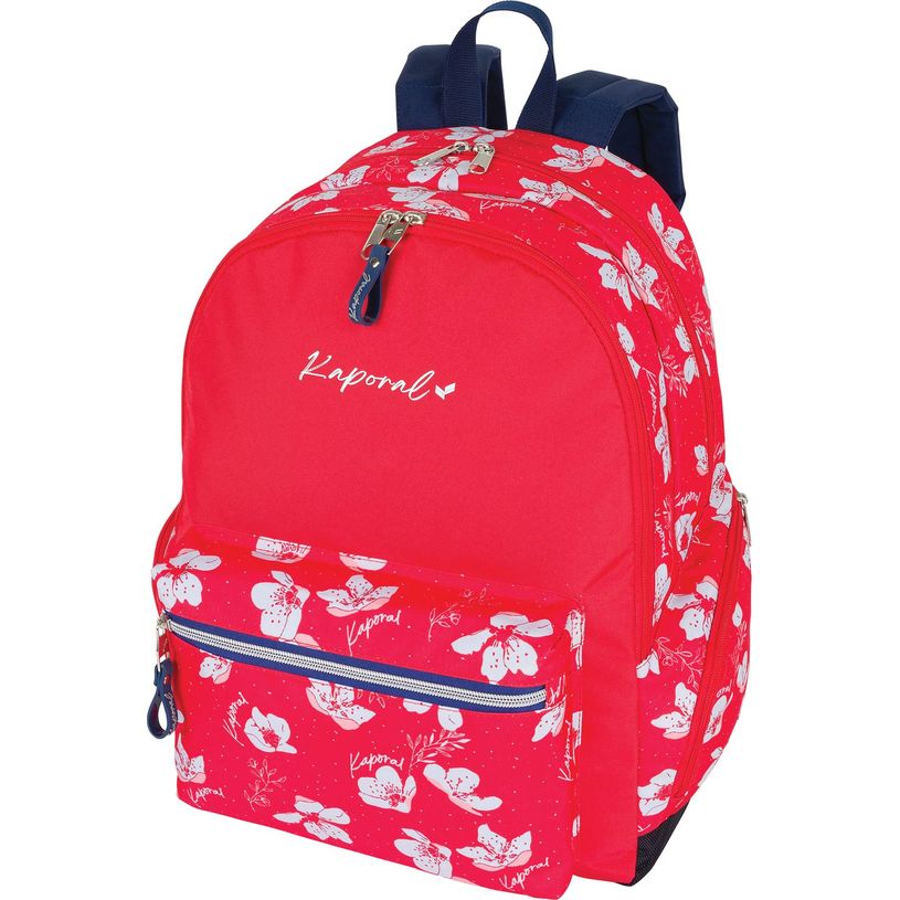 3664447147581-Sac à dos Kaporal Girl - 2 compartiments - rouge - Oberthur-P_405132407_1-0