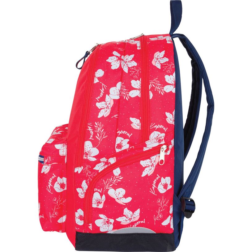 3664447147581-Sac à dos Kaporal Girl - 2 compartiments - rouge - Oberthur-P_405132407_4-3