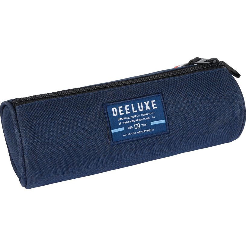 3664447147406-Trousse ronde Deeluxe Primaire - 1 compartiment - marine chine - Oberthur-P_405132412_2-1