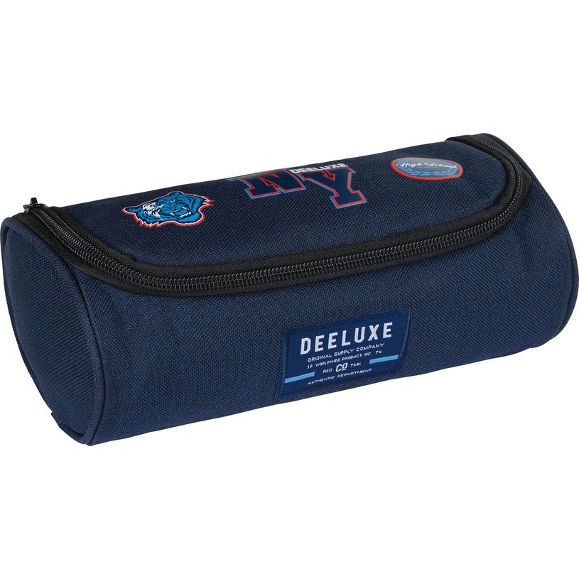 3664447149189-Trousse coffret Deeluxe Primaire - 1 compartiment - marine chine - Oberthur-P_405132414_1-0