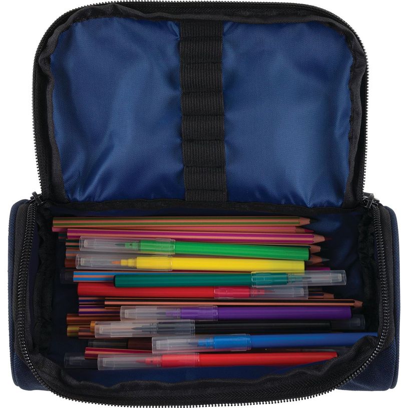 3664447149189-Trousse coffret Deeluxe Primaire - 1 compartiment - marine chine - Oberthur-P_405132414_2-1