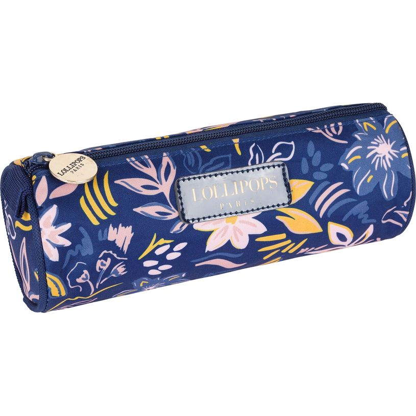 3664447148045-Trousse ronde Lollipops - 1 compartiment - marine - Oberthur-P_405132420_1-0