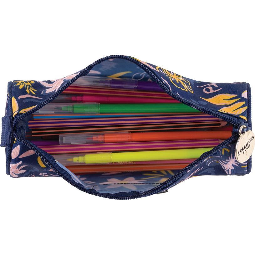 3664447148045-Trousse ronde Lollipops - 1 compartiment - marine - Oberthur-P_405132420_3-2