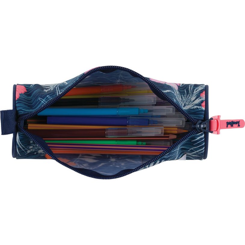 3664447148571-Trousse ronde Kanabeach Girl - 1 compartiment - marine - Oberthur-P_405132424_3-2