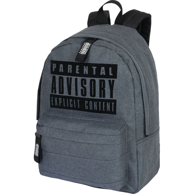 3664447148847-Sac à dos Parental Advisory - 1 compartiment - gris chine - Oberthur-P_405132429_1-0