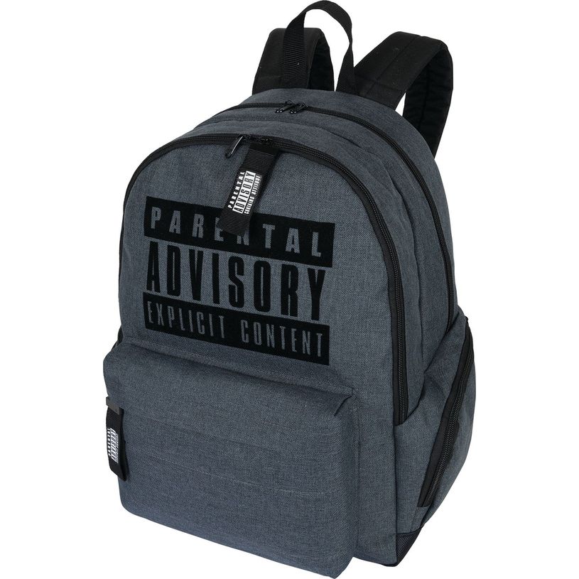 3664447148854-Sac à dos Parental Advisory - 2 compartiments - gris chine - Oberthur-P_405132430_1-0