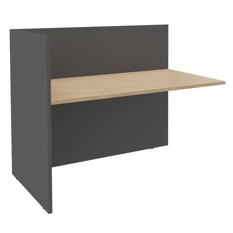 3253310209725-Banque d'accueil Module de départ haut OLA - L122,5 x H112 x P82,5 cm - structure carbone-P_405132515_1-0