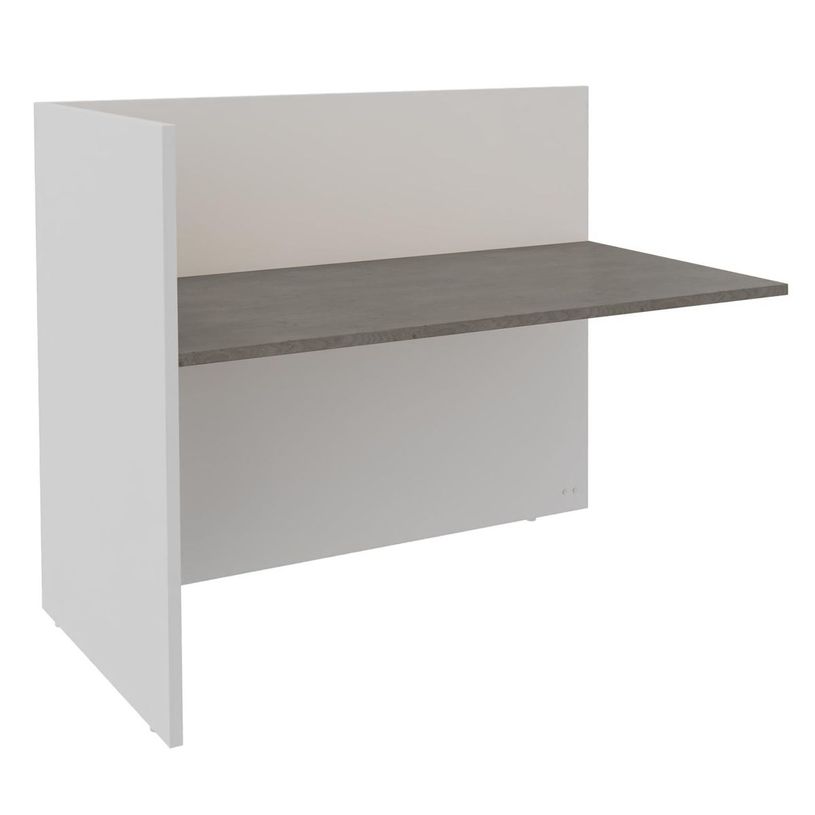 3253310436299-Banque d'accueil Module de départ haut OLA - L142,5 x H112 x P82,5 cm - structure blanc p-P_405132528_1-0