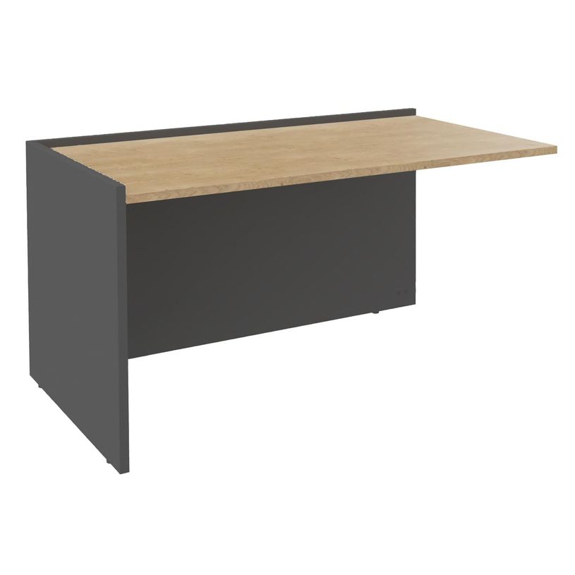 3253310205130-Banque d'accueil Module de départ bas OLA - L82,5 x H75,5 x P82,5 cm - structure carbone,-P_405132539_1-0