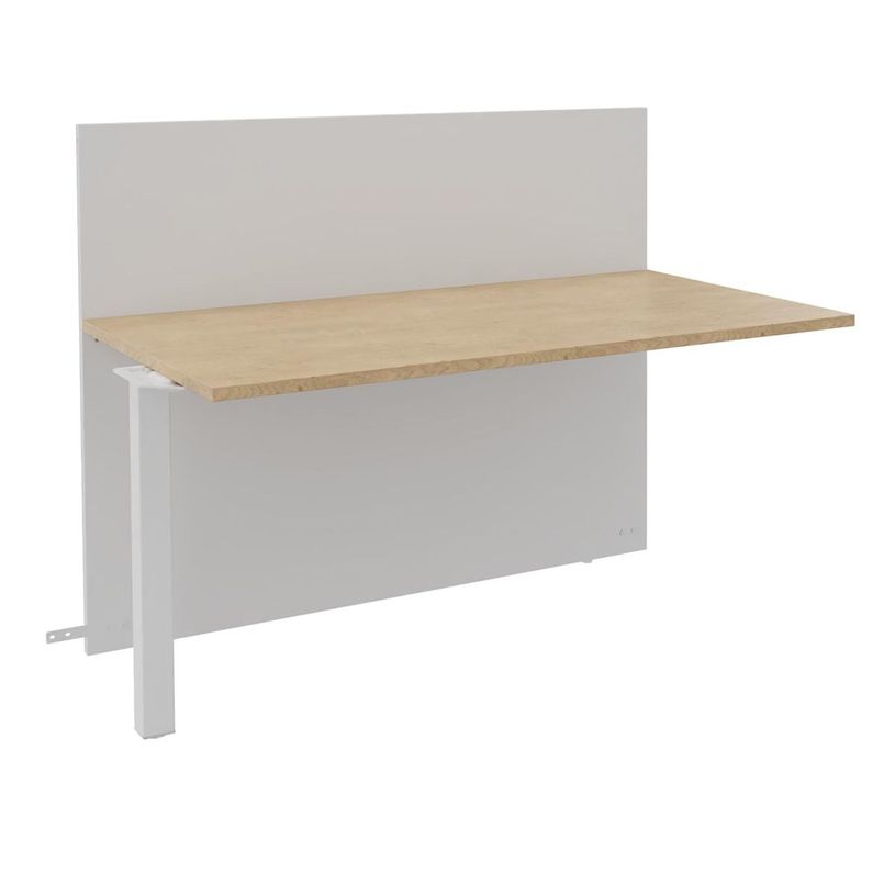 3253310459557-Banque d'accueil Module suivant haut OLA - L140 x H112 x P82,5 cm - structure blanc perle,-P_405132588_1-0