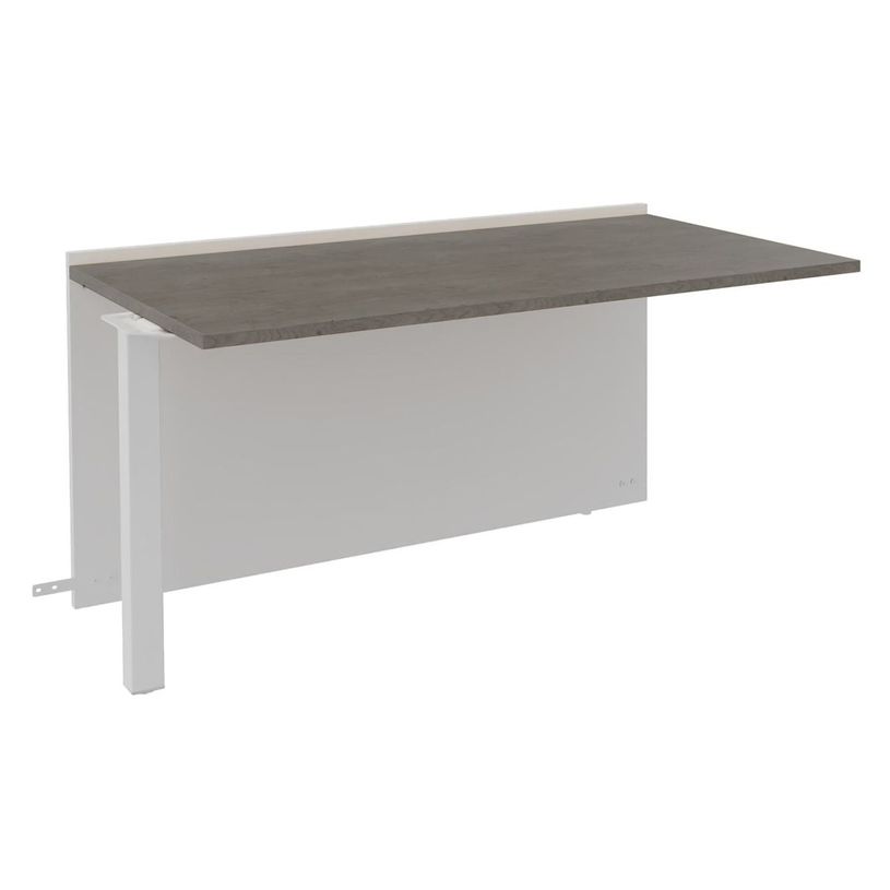 3253310323179-Banque d'accueil Module suivant bas OLA - L120 x H75,5 x P82,5 cm - structure blanc perle,-P_405132616_1-0