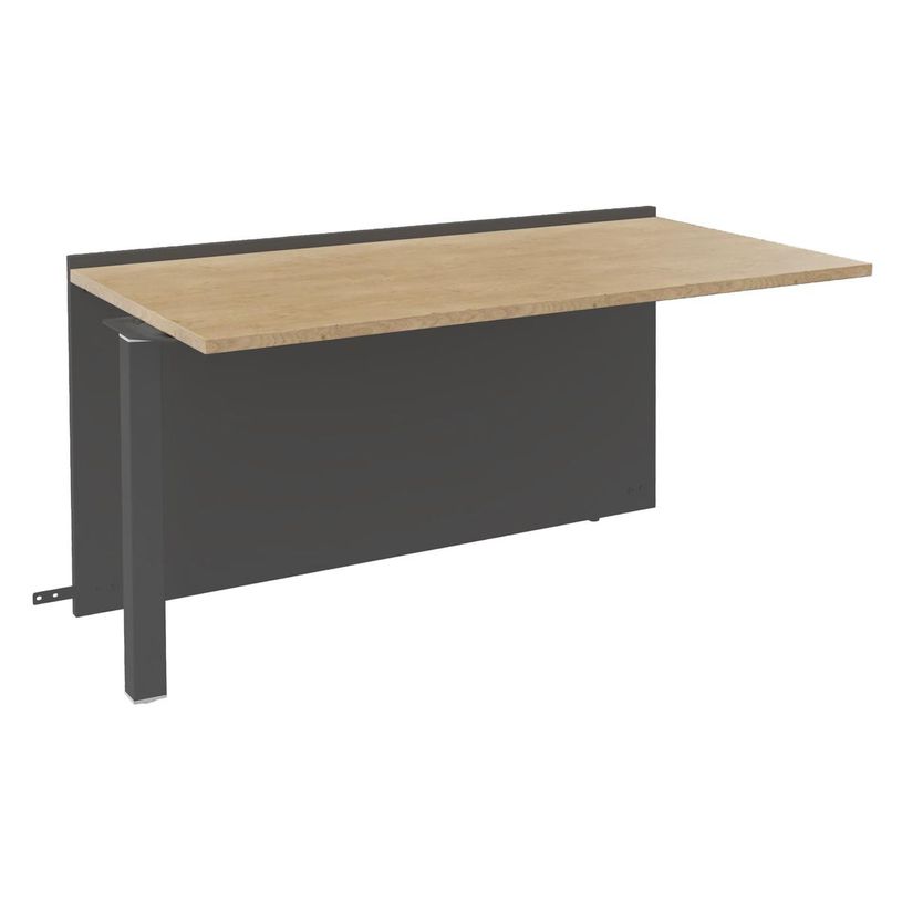 3253310488878-Banque d'accueil Module suivant bas OLA - L140 x H75,5 x P82,5 cm - structure carbone, pla-P_405132619_1-0