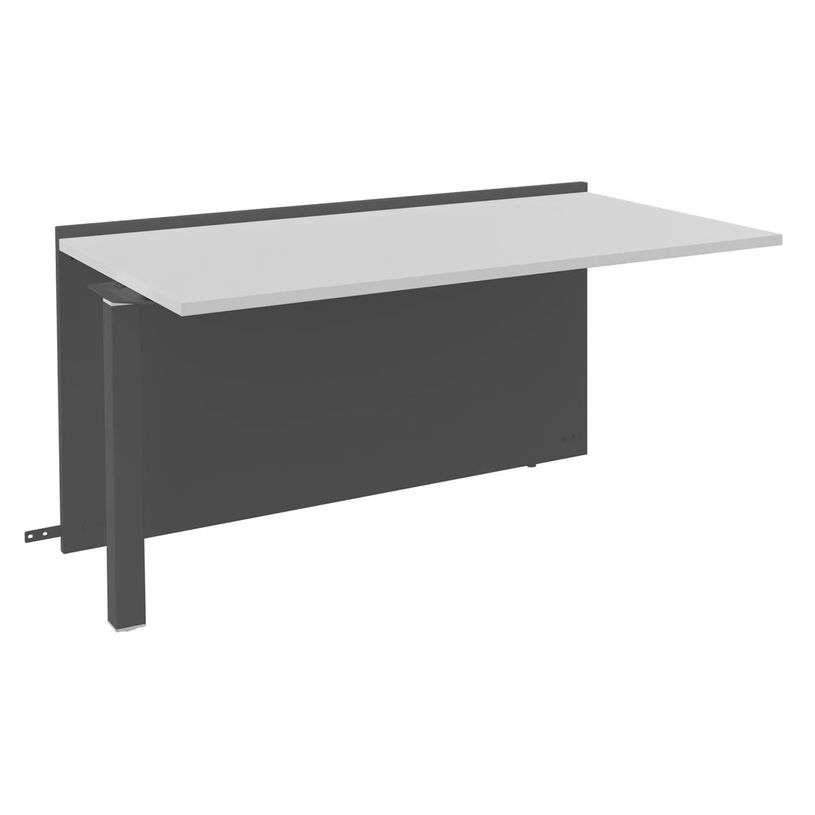 3253310337428-Banque d'accueil Module suivant bas OLA - L160 x H75,5 x P82,5 cm - structure carbone, pla-P_405132629_1-0