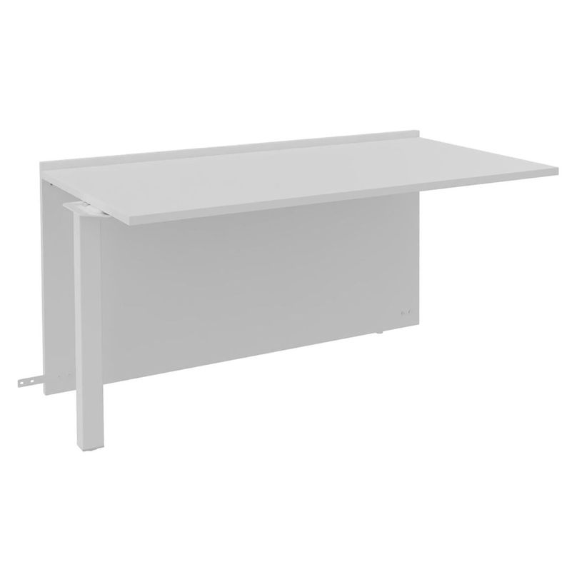 3253310337435-Banque d'accueil Module suivant bas OLA - L160 x H75,5 x P82,5 cm - structure blanc perle,-P_405132630_1-0