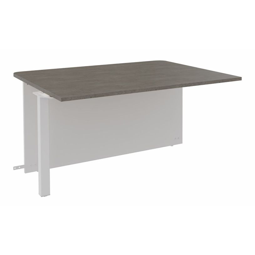 3253310222717-Banque d'accueil Module intermédiaire PMR OLA - L100 x H72,5 x P115 cm - structure blanc -P_405132640_1-0