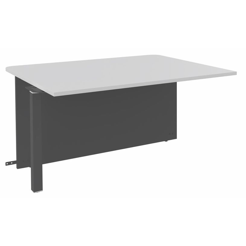 3253310313590-Banque d'accueil Module intermédiaire PMR OLA - L140 x H72,5 x P115 cm - structure carbon-P_405132645_1-0