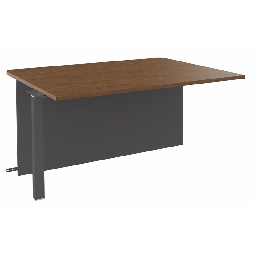 3253310368248-Banque d'accueil Module intermédiaire PMR OLA - L140 x H72,5 x P115 cm - structure carbon-P_405132649_1-0