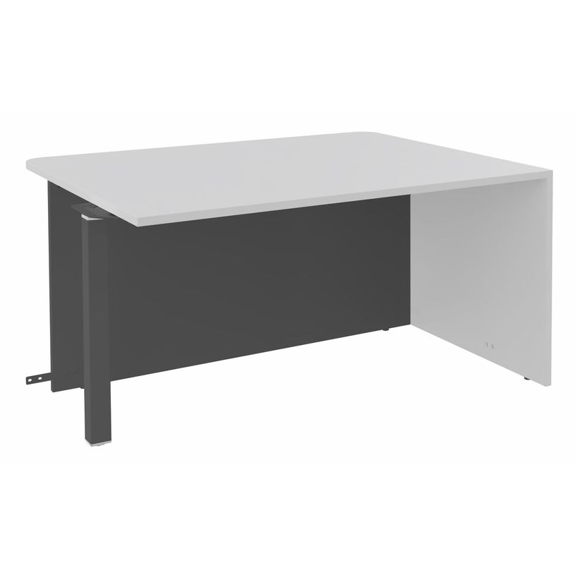 3253310460768-Banque d'accueil Module d'extrémité PMR OLA - L100 x H72,5 x P115 cm - structure carbone-P_405132653_1-0