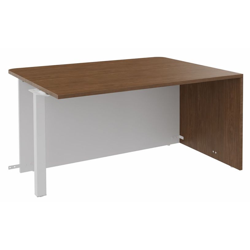 3253310519473-Banque d'accueil Module d'extrémité PMR OLA - L100 x H72,5 x P115 cm - structure blanc p-P_405132658_1-0