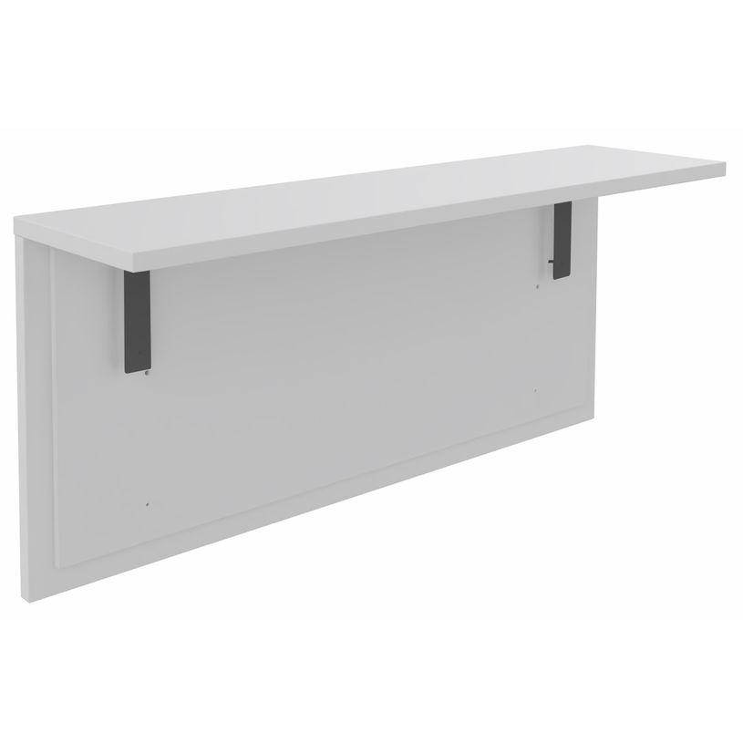 3253310469556-Tablette pour banque d'accueil OLA - réglable en hauteur - L60 x P30 cm - equerre carbone (A positionner sur module haut ou ret-P_405132705_1-0