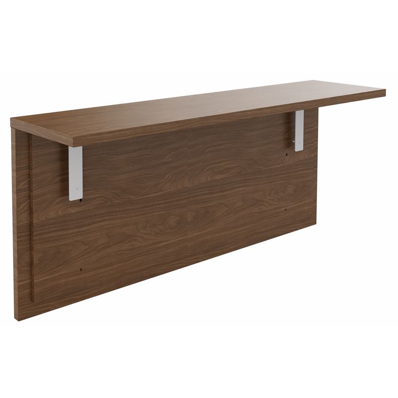 3253310332003-Tablette pour banque d'accueil OLA - réglable en hauteur - L120 x P30 cm - equerre blanche (A positionner sur module haut -P_405132738_1-0