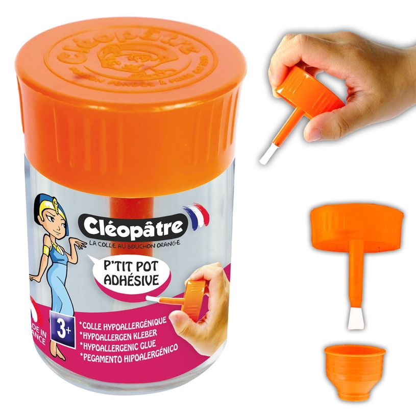 3134725013285-Cléopâtre P'tit Pot de colle - 50 g - transparent-P_405132757_2-0