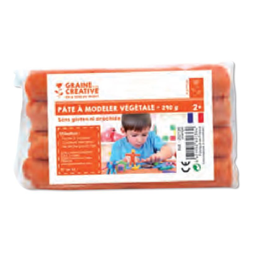 3471052621364-Graine Creative - pâte à modeler - 290 g - orange-P_405132930_1-0
