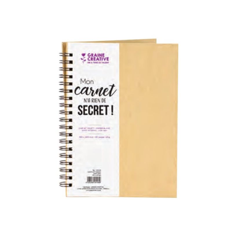 3532435181858-Graine Creative - cahier de dessin à spirale - 40 feuilles - 18 x 24 cm-P_405132952_1-0