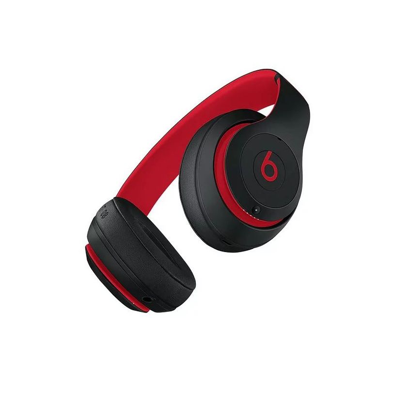3701083088486-Casque Beats Studio3 Reconditionné - sans fil avec réduction de bruit - noir et rouge -P_405132976_4-3