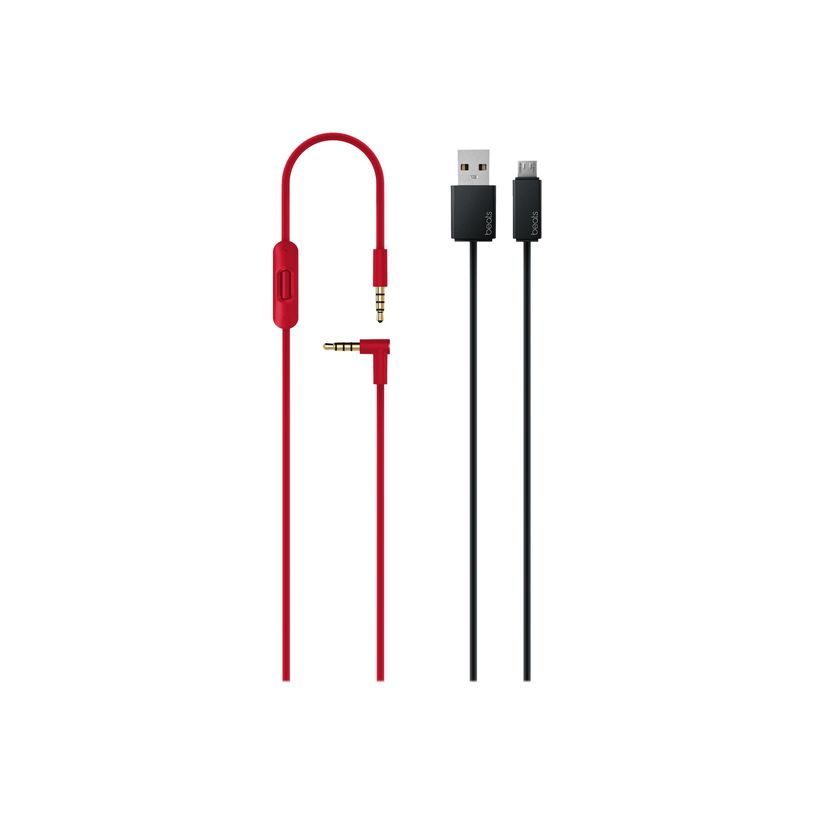3701083088486-Casque Beats Studio3 Reconditionné - sans fil avec réduction de bruit - noir et rouge -P_405132976_7-6