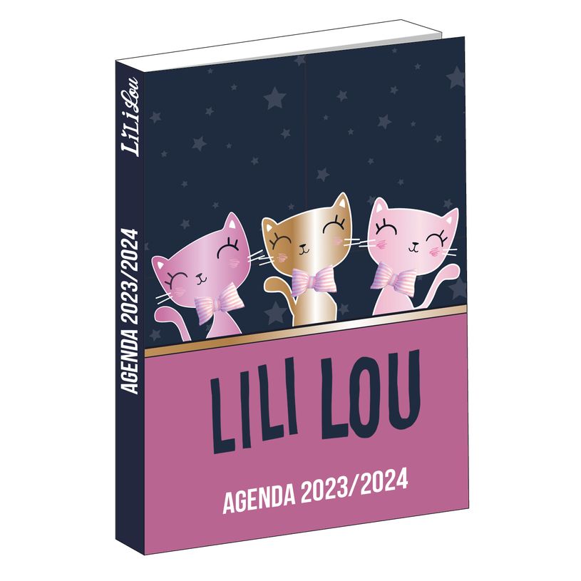3666311016658-Agenda Lililou - 1 jour par page - 12 x 17 cm - bleu - Bagtrotter-P_405132980_1-0