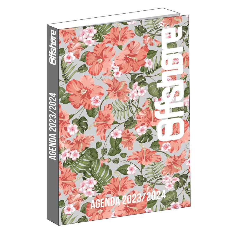 3666311016641-Agenda Offshore 1 jour par page - 12 x 17 cm - gris - Bagtrotter-P_405132981_1-0