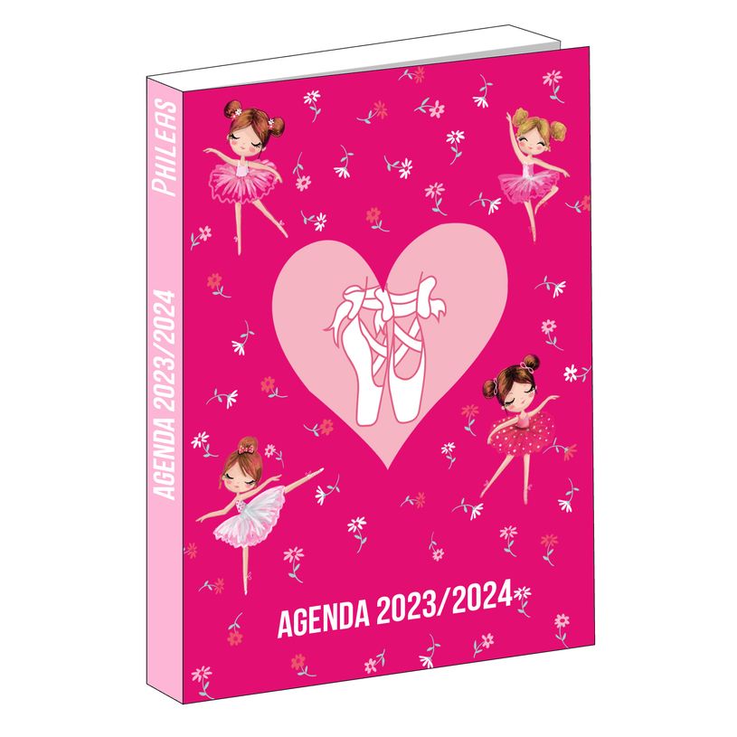3666311016627-Agenda Phileas - 1 jour par page - 12 x 17 cm - danseuses - Bagtrotter-P_405132983_1-0