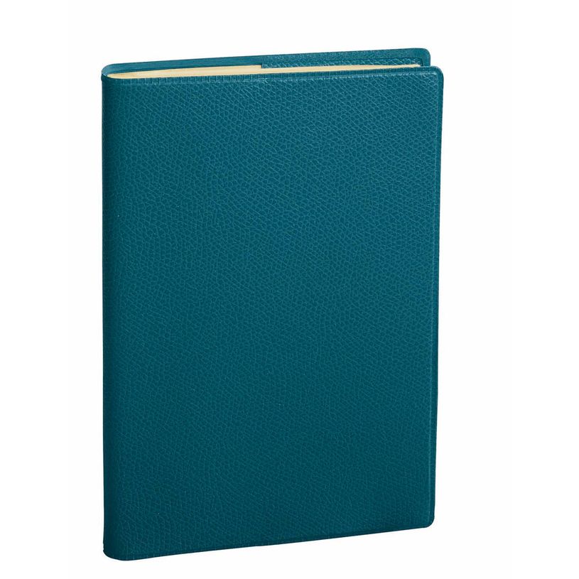 3371010480104-Quo Vadis - Agenda - Mini 2 Days Prestige - 2 jours par page - Français - Impala - Bleu - 12 mois de janvier à décembre - 7x10 cm - Papier Clairefontaine ivoire - Fabri--0