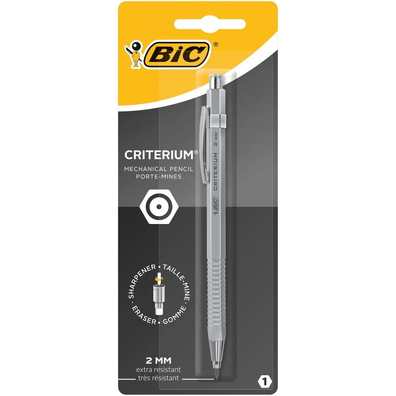 0070330421936-BIC Critérium Silver - Porte mines - HB - 2 mm--1