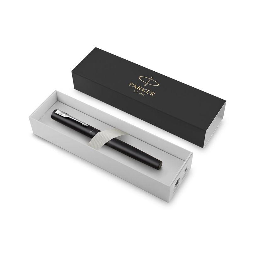 0404051331005-Parker Vector XL - Stylo plume noir - pointe moyenne - bleu-P_405133100_2-3