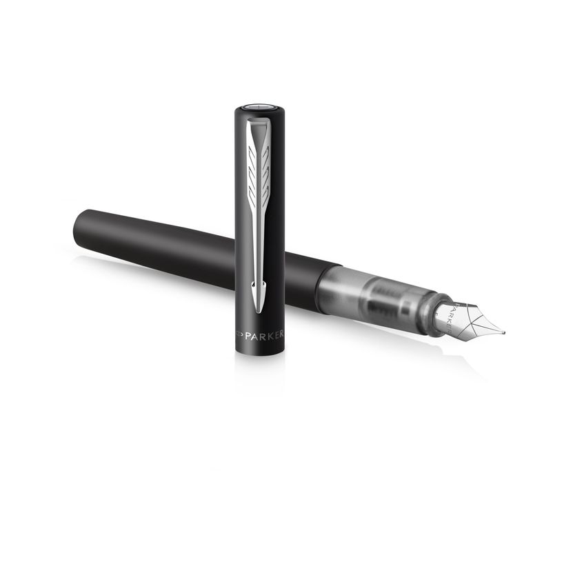 0404051331005-Parker Vector XL - Stylo plume noir - pointe moyenne - bleu-P_405133100_5-4