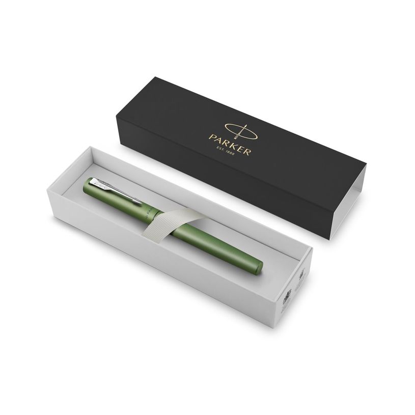 0404051331012-Parker Vector XL - Stylo plume vert - pointe moyenne - bleu-P_405133101_2-2