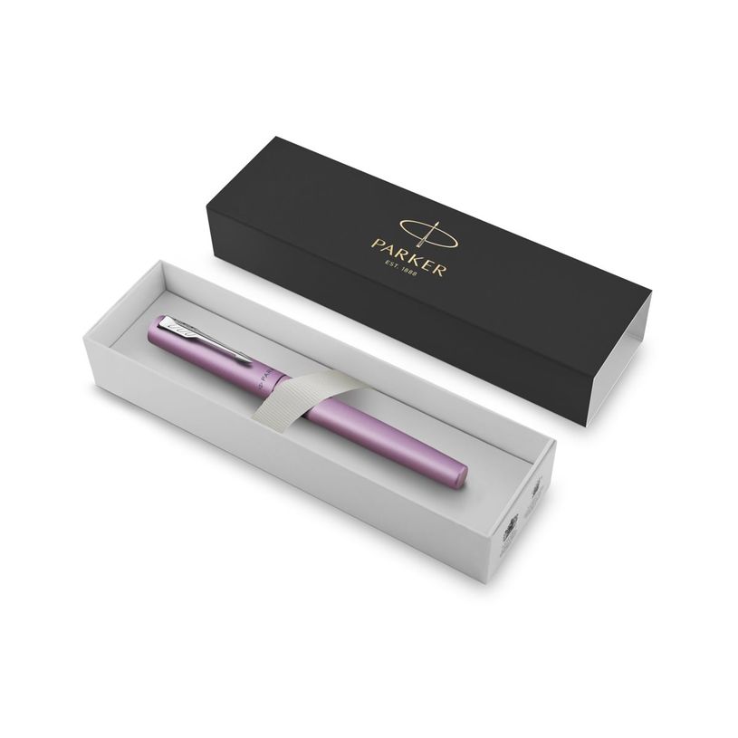 0404051331029-Parker Vector XL - Stylo plume lilas - pointe moyenne - bleu-P_405133102_2-1