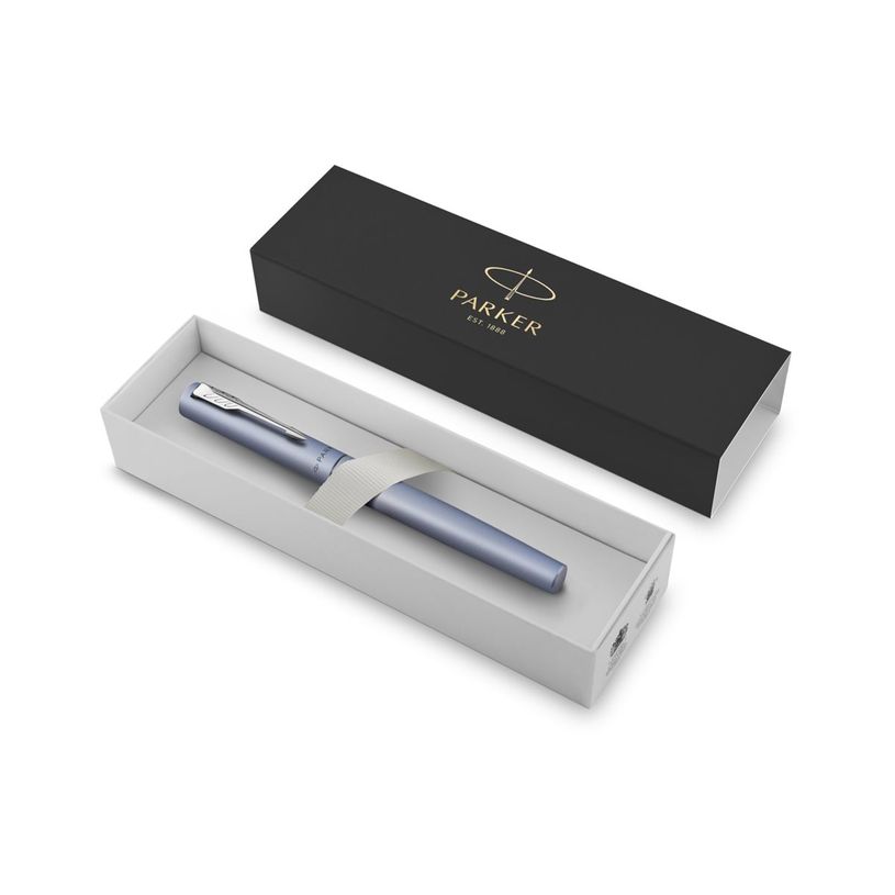 0404051331036-Parker Vector XL - Stylo plume bleu gris - pointe moyenne - bleu-P_405133103_2-2