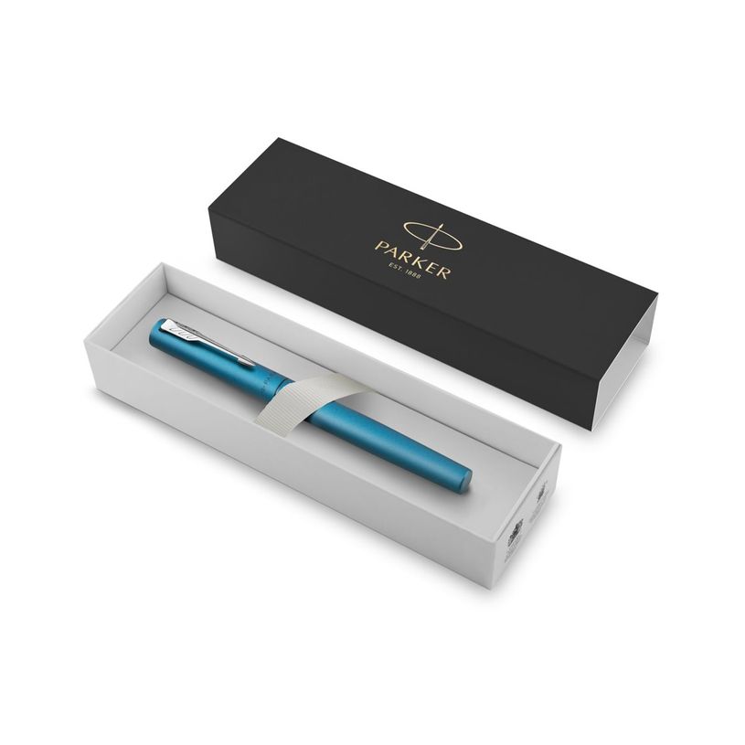 0404051331043-Parker Vector XL - Stylo plume bleu turquoise - pointe moyenne - bleu-P_405133104_2-1