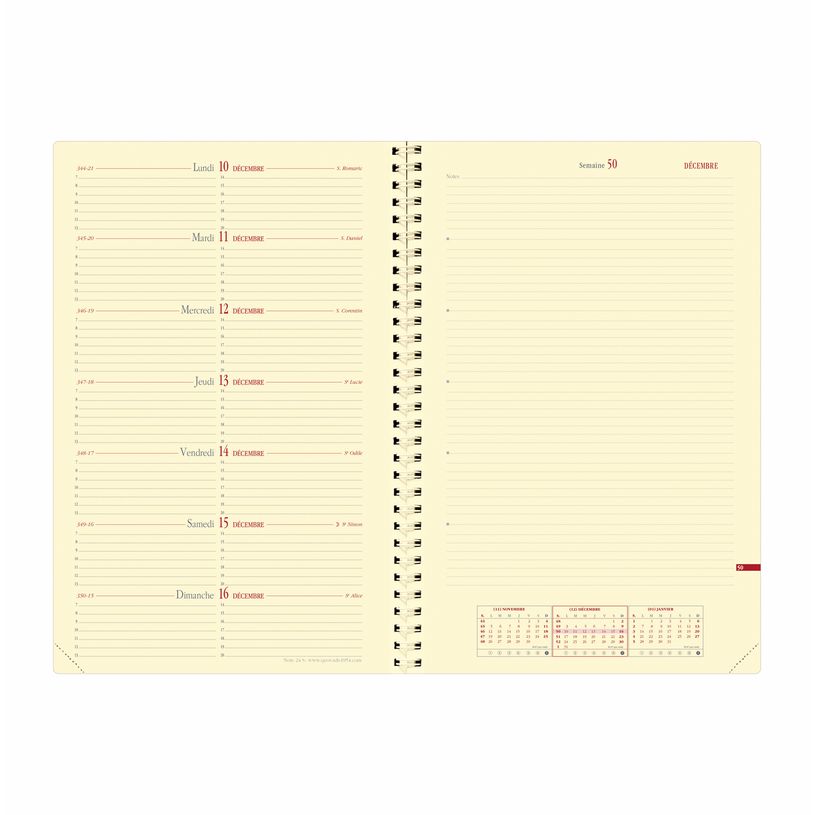 3371010481705-Agenda spiralé Impala Note 24 avec répertoire - 1 semaine sur 2 pages - 16 x 24 cm - ble-P_405133127_2-1