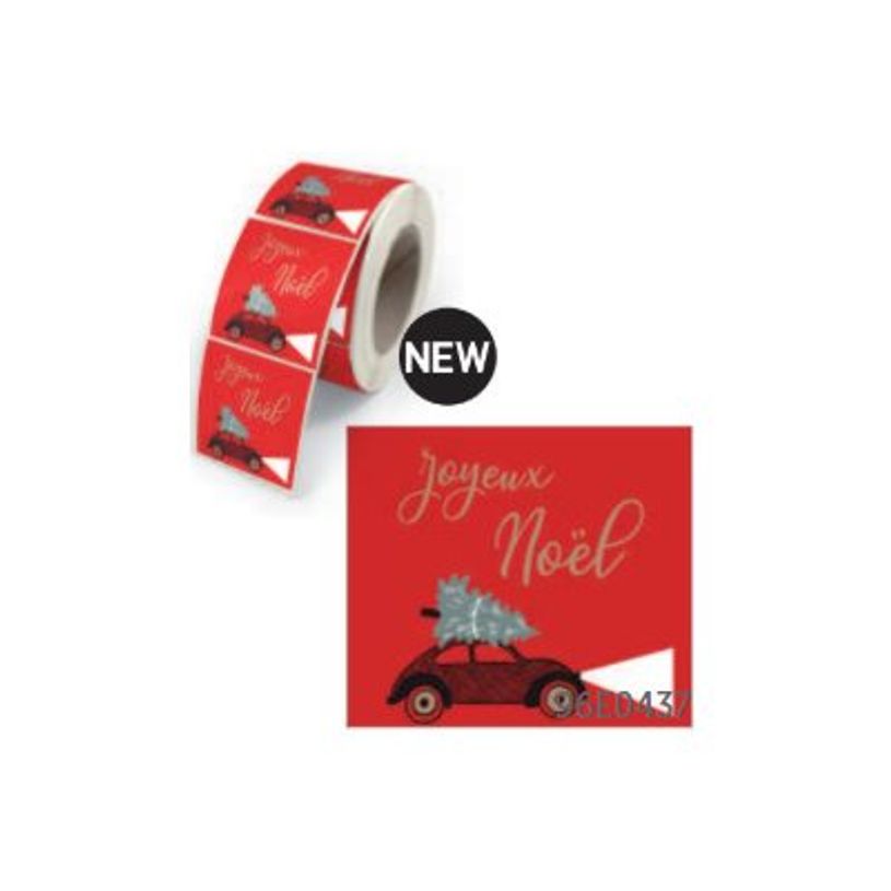 3281650557435-Logistipack - Etiquettes adhésives "Joyeux Noël Drive" - 4 X3,5 cm - Rouleau de 500-P_405133199_3-2