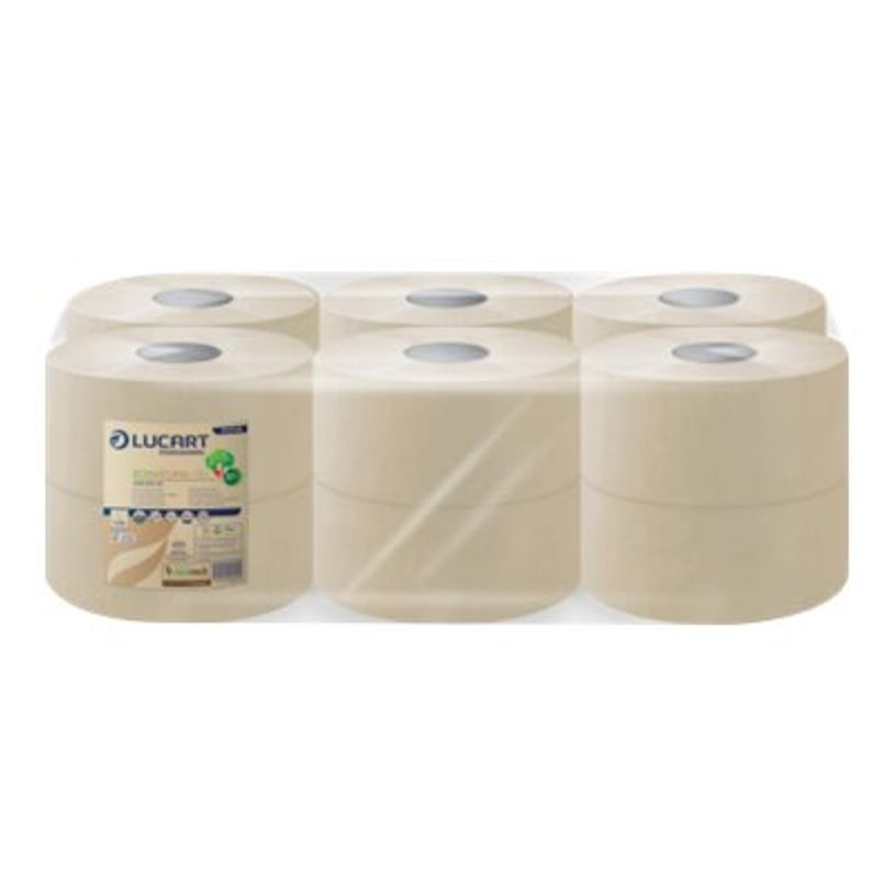 3661679121495-Lucart EcoNatural 180 - papier toilette - 12 rouleaux - 180 m-P_405133227_1-0