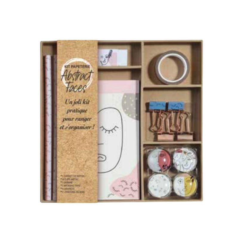 3173740249484-Carpentras Sign - Kit papeterie abstract faces - 13 pièces-P_405133310_1-0